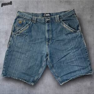 Vtg Karl Kani Jeans Shorts 44 Baggy Hip Hop Skate 2Pac  90s